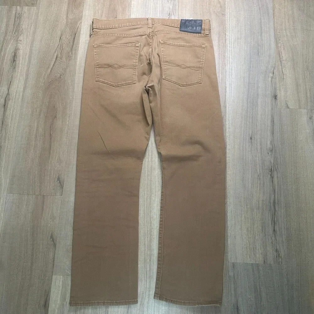 Levi's Strauss & Co. Denizen 232 Slim Straight Fit Men's 34x30 Brown Jeans
